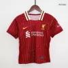 Kids Liverpool Home Soccer Jersey Kit (Jersey+Shorts) 2024/25 - discountsoccer