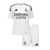 Kids Real Madrid Home Soccer Jersey Kit (Jersey+Shorts) 2024/25 - discountsoccer