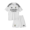 Kids Real Madrid Home Soccer Jersey Kit (Jersey+Shorts) 2024/25 - discountsoccer