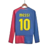 Men Barcelona MESSI #10 Retro Jerseys Home Long Sleeve Soccer Jersey 2008/09 - discountsoccer